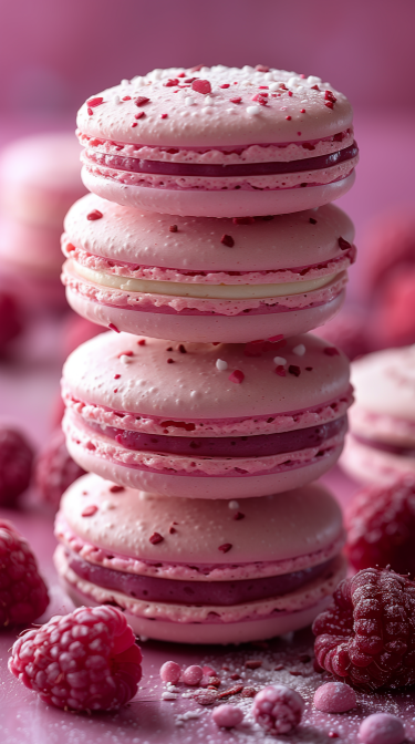 Raspberry & White Chocolate Macarons: A Masterclass in Delicate Precision