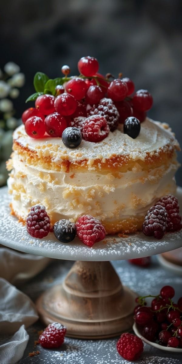 The Secret to the Perfect Summer Berry Sponge Cake: A Guide to Light & Airy Texture